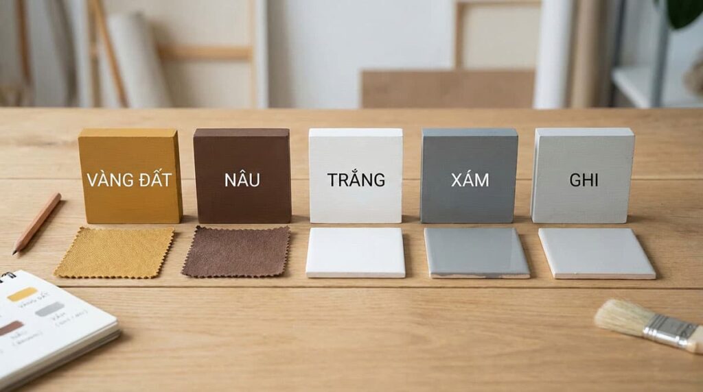 Phong Thủy Phòng Khách Cho Gia Chủ Mệnh Kim: Bí Quyết Đón Tài Lộc Và Vượng Khí 2 mau son phong khach hop nguoi menh kim 2